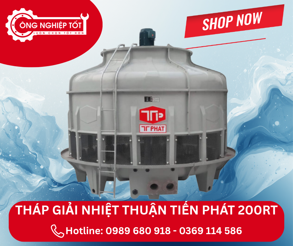 Địa chỉ mua tháp giải nhiệt Thuận Tiến Phát 200RT uy tín